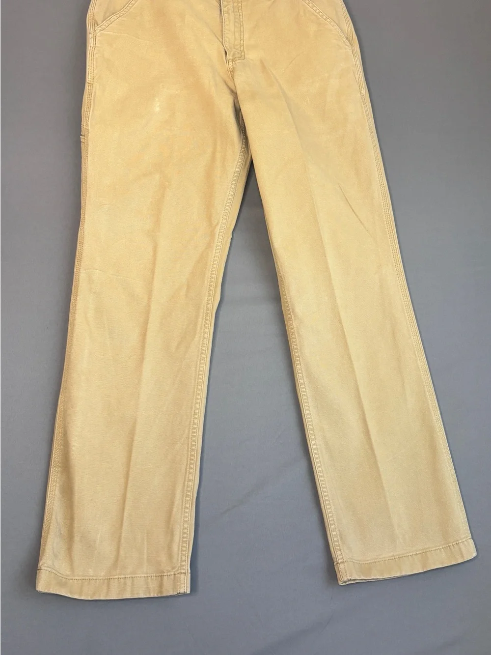 Carhartt Relaxed Fit Carpenter Work Pants Men's 32x32 Brown Utility Canvas